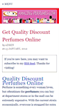 Mobile Screenshot of amazingperfumes.com